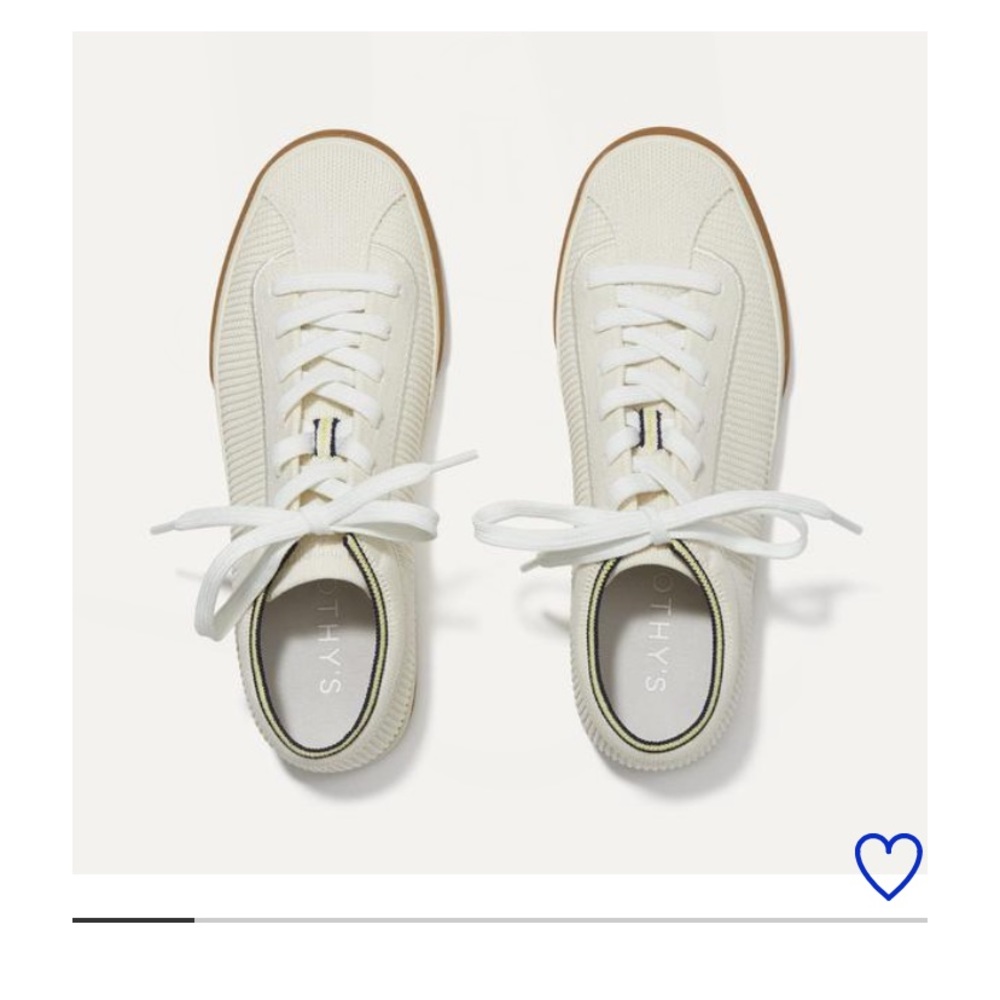 Rothy’s The Lace Up Vanilla Sz 6